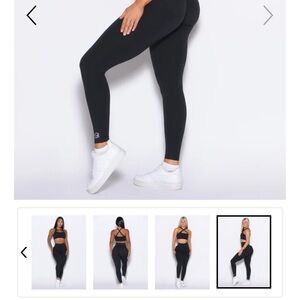 Black Leggings with Logo
